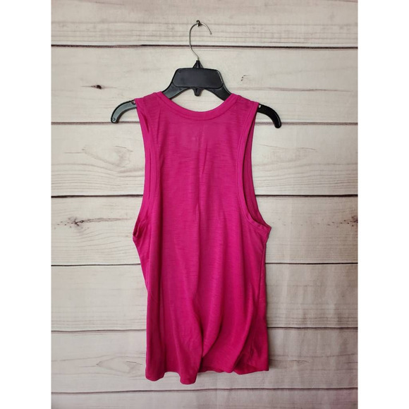 Old Navy Active Go Dry Womens Tank Top Shirt Pink Space Dye Wake Up Run Brunch S - Picture 2 of 6